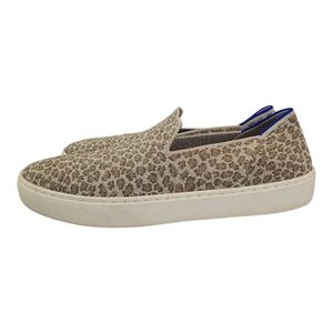 Rothy's Leopard Print Slip On Sneakers
